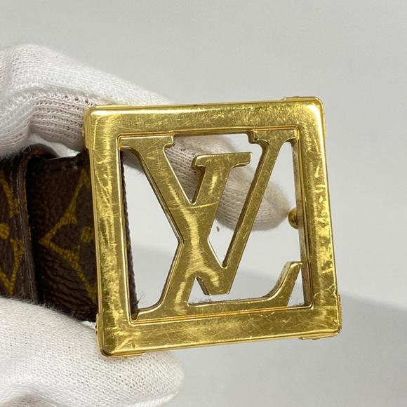 Louis Vuitton Belt Monogram Santur Brown Men's - Picture 2 of 9